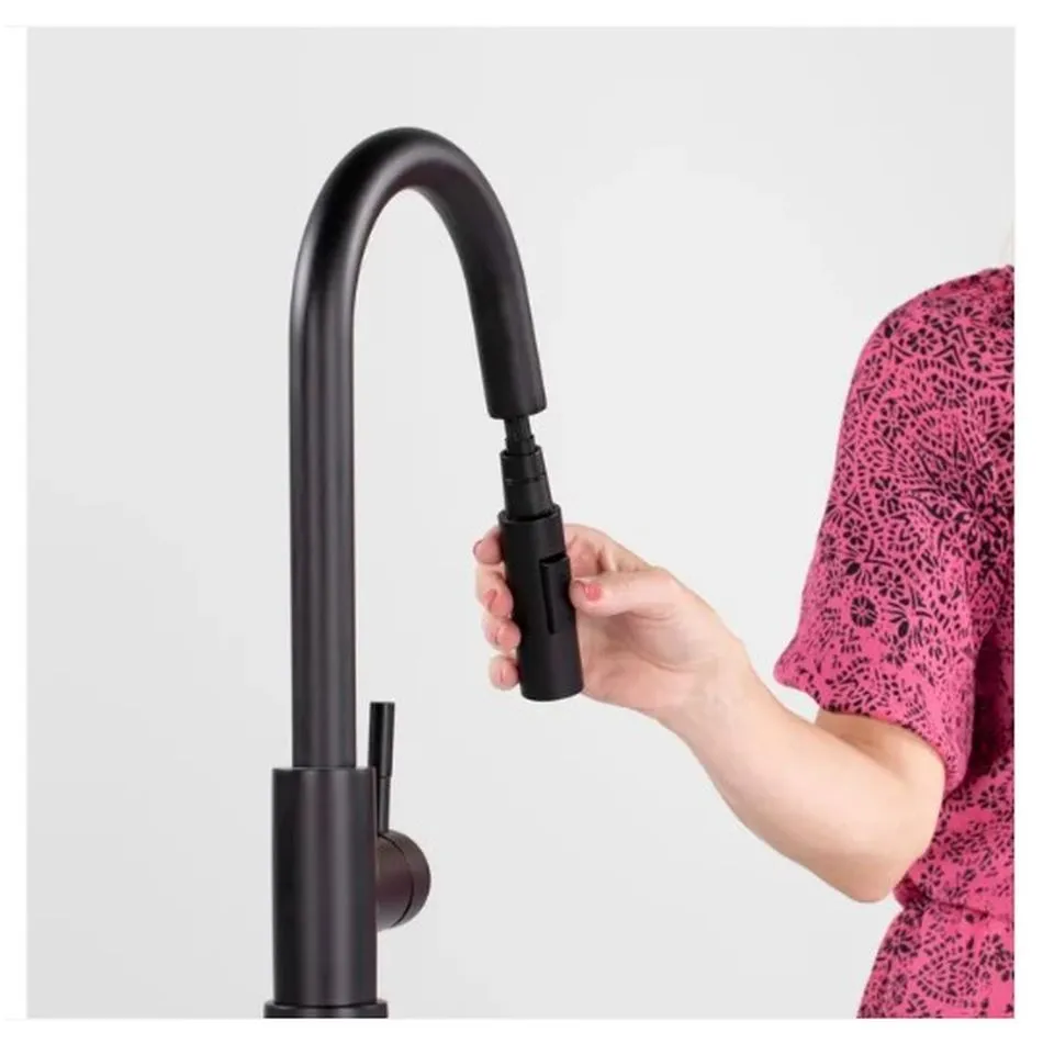 Bullet Pull-Down Faucet-BLK